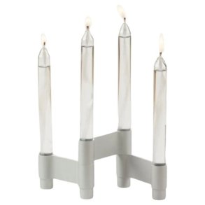 Studio About Link Kerzenstnder H4 cm, mattes Aluminium