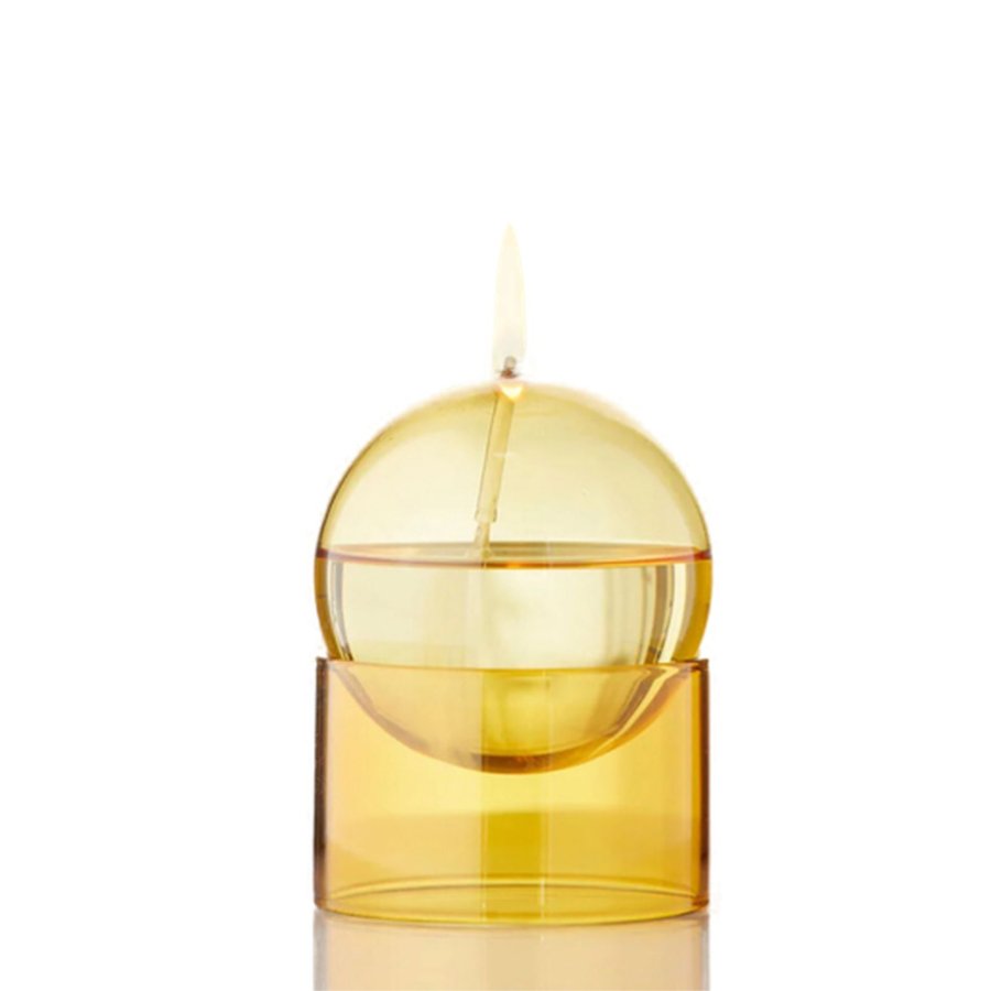 Studio About Standing Oil Bubble Olielys H11 cm, Gul