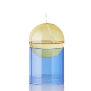 Studio About Standing Oil Bubble Olielys H14 cm, Gul