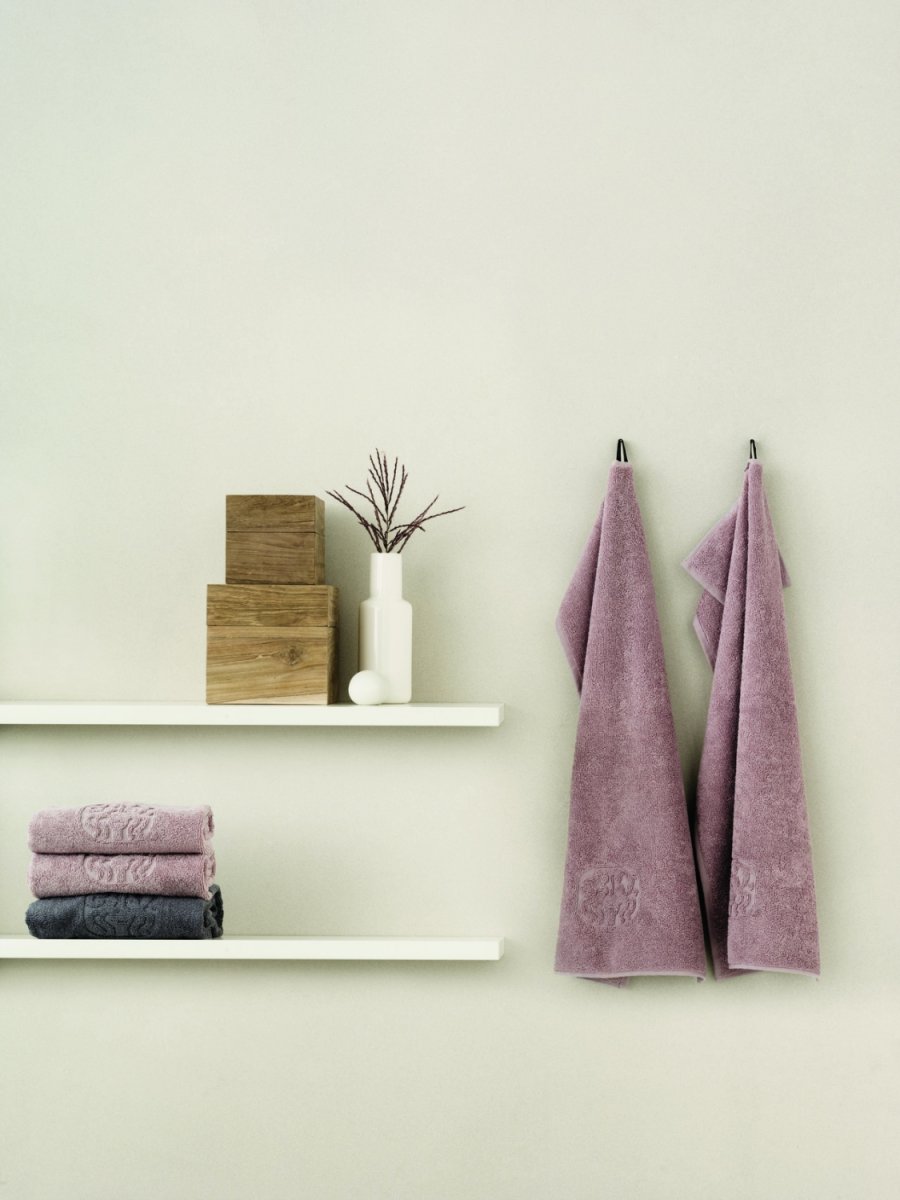 Georg Jensen Damask Badehndklde DAMASK-TERRY mauve, 70x140 cm