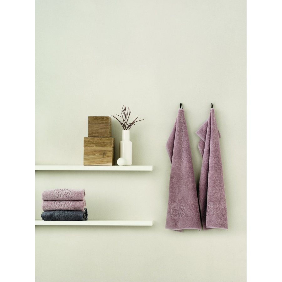 Georg Jensen Damask Vaskeklud Mauve, 32x32 cm