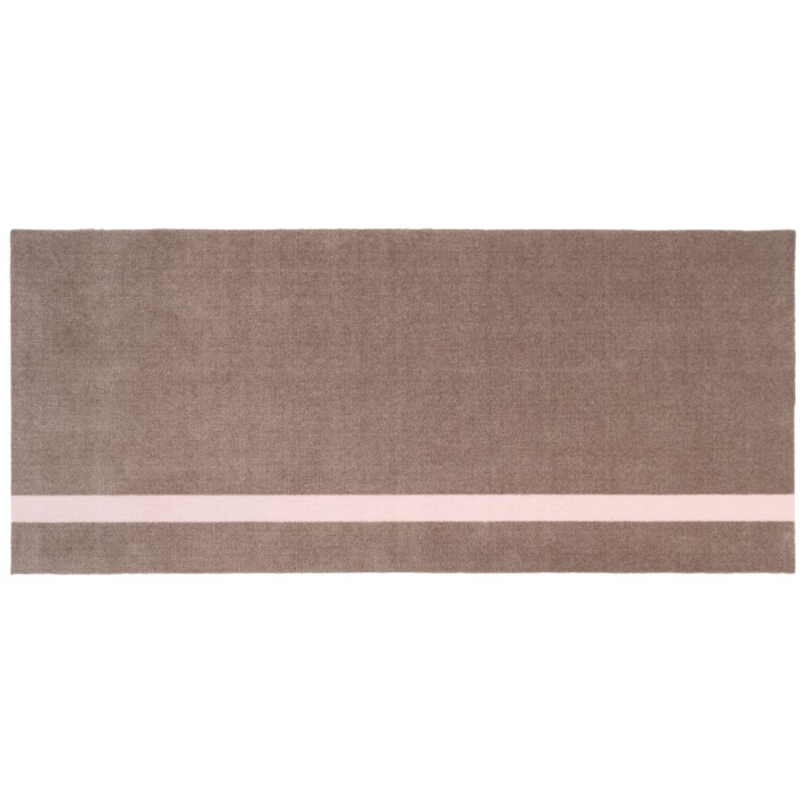 Tica Copenhagen Stripe Vertical Matte 90x200 cm, Sand/Rosa