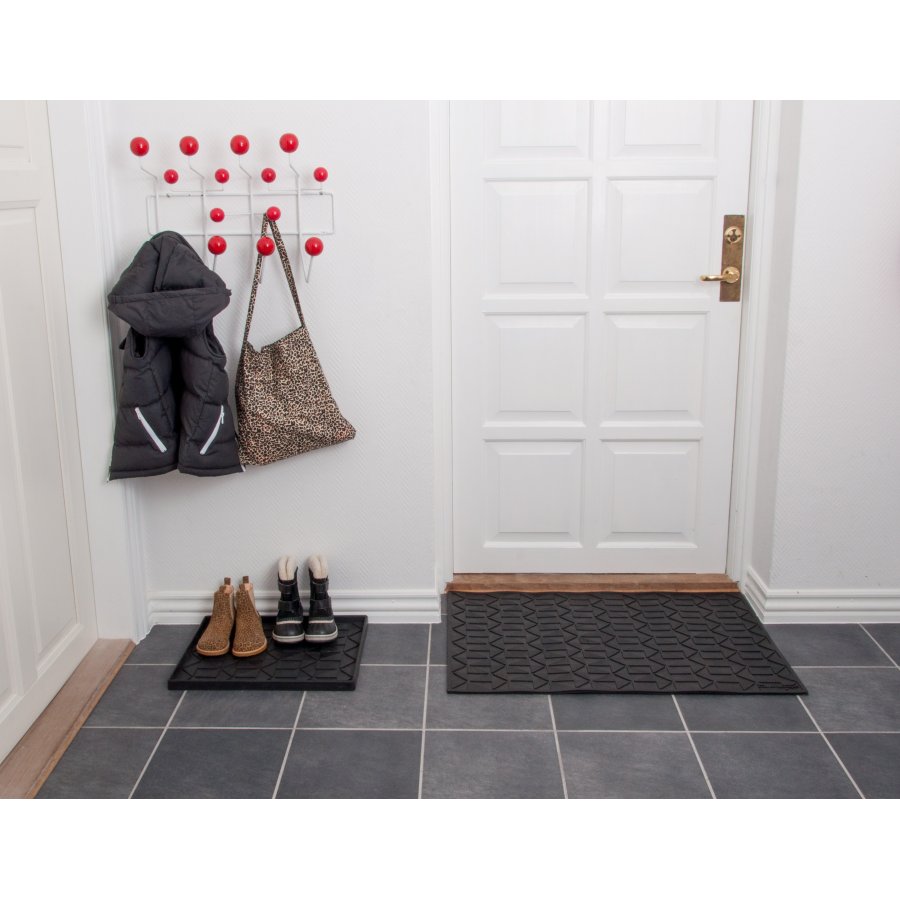 Tica Copenhagen Trekant Skobakke 28x38 cm, Sort