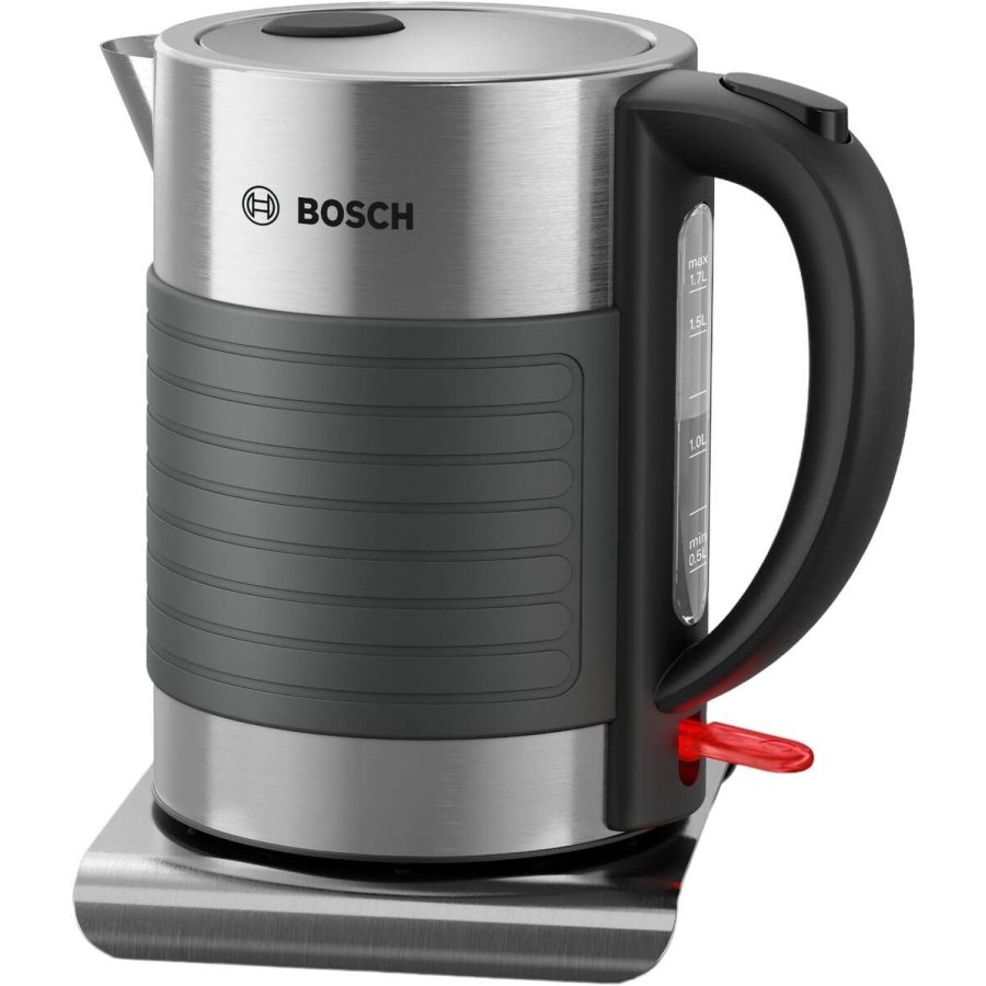 Bosch Elektrischer Wasserkocher 1,7 L, Grau