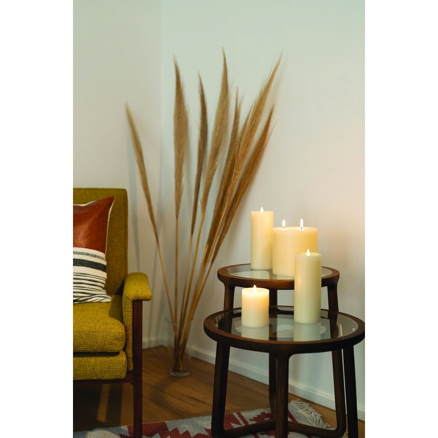 Uyuni Lighting Bloklys m. Tre V�ger LED 15x15 cm, Ivory