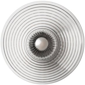 FDB Mbler U12 Slettehage Wandleuchte ohne Draht 20,8 cm, Aluminum