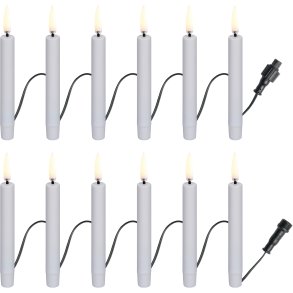 Uyuni Lighting Forlngerledning m. 12 Julelys, Hvid