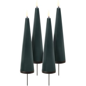 Uyuni Lighting Adventsgaveske LED 5,8xH21,5 cm, Pine Green