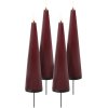 Uyuni Lighting Adventsgaveske LED 5,8xH21,5 cm, Wine Red