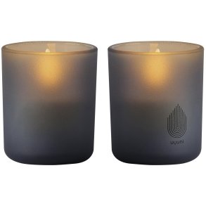 Uyuni Lighting Glaslys LED 2 stk. 6xH7 cm, Gr