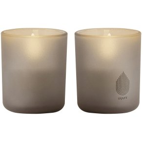 Uyuni Lighting Glaslys LED 2 stk. 6xH7 cm, Sandstone