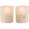 Uyuni Lighting Glaslys LED 2 stk. 6xH7 cm, Vanilla