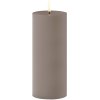 Uyuni Lighting Bloklys Udendrs LED 7,8xH17,8 cm, Sandstone Plastik