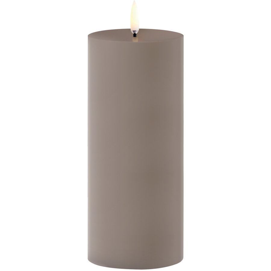 Uyuni Lighting Bloklys Udendrs LED 7,8xH17,8 cm, Sandstone Plastik