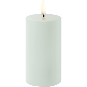 Uyuni Lighting Bloklys LED 5,8xH10 cm, Dusty Green