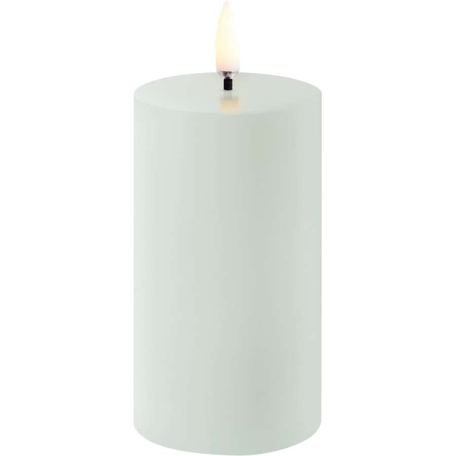 Uyuni Lighting Bloklys LED 5,8xH10 cm, Dusty Green