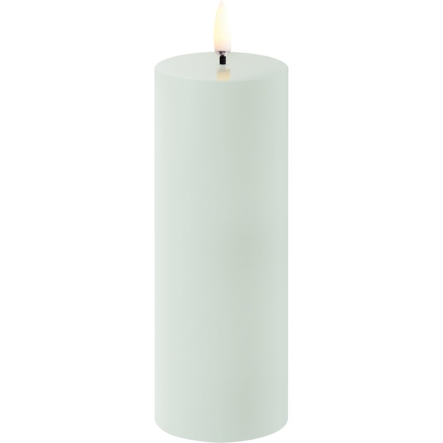 Uyuni Lighting Bloklys LED 5,8xH15 cm, Dusty Green