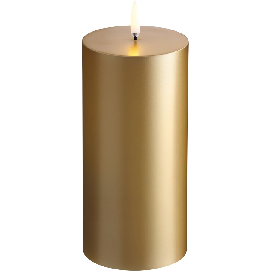 Uyuni Lighting Bloklys LED �7,8xH15 cm, Guld