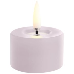 Uyuni Lighting Fyrfadslys m. Smelteeffekt LED 5xH2,8 cm, Lavender