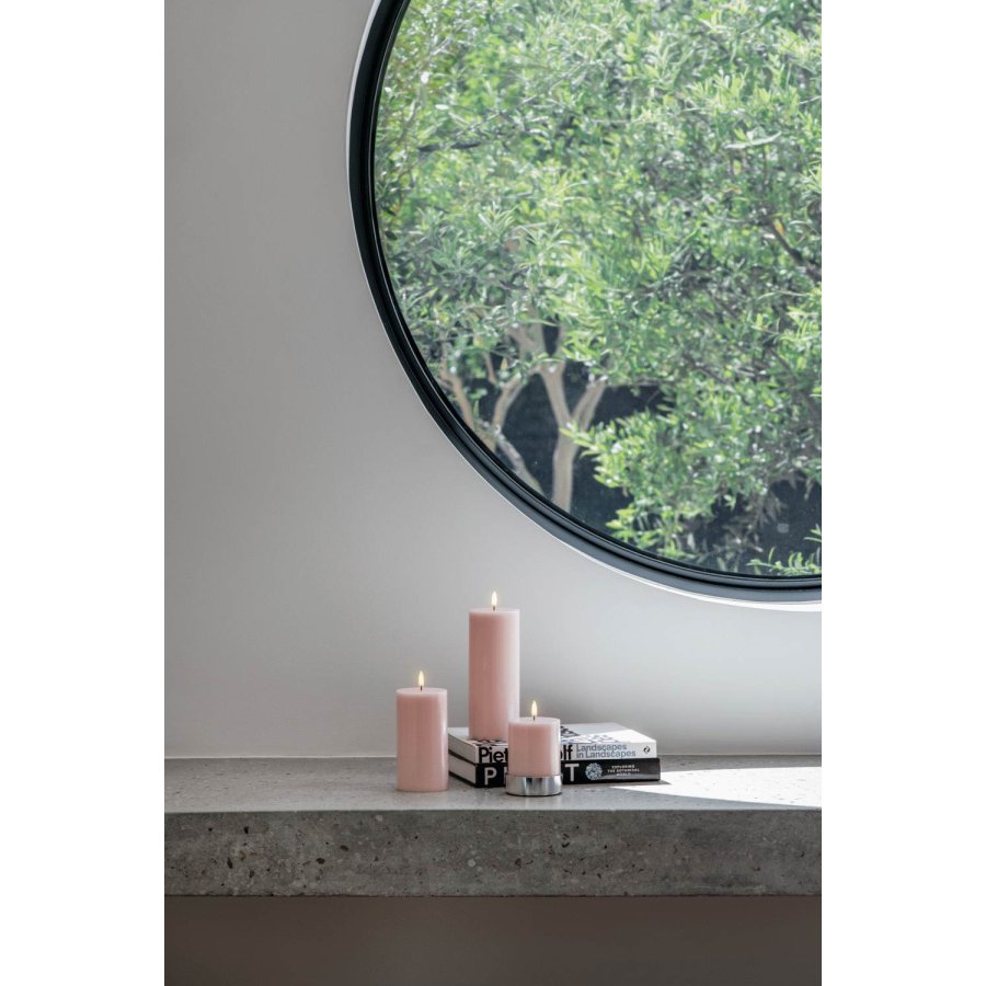 Uyuni Lighting Bloklys LED �7,8xH20 cm, Rose Powder