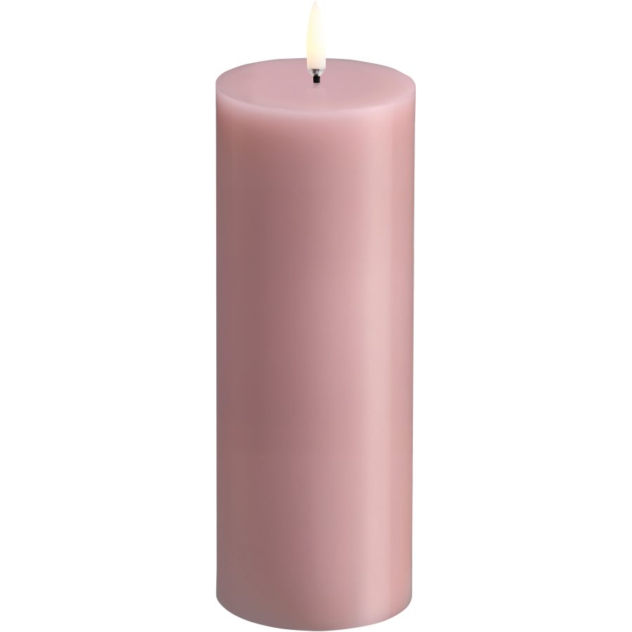 Uyuni Lighting Bloklys LED �7,8xH20 cm, Rose Powder