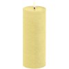 Uyuni Lighting Bloklys LED 7,8xH20 cm, Wheat Yellow/rustik