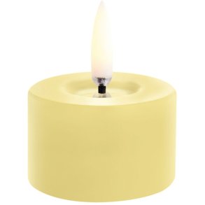 Uyuni Lighting Fyrfadslys m. Smelteeffekt LED 5xH2,8 cm, Wheat Yellow