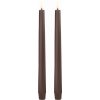 Uyuni Lighting Kronelys LED 2 stk. 2,3xH25 cm, Brown