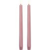 Uyuni Lighting Kronelys LED 2 stk. 2,3xH25 cm, Dusty Rose