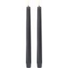 Uyuni Lighting Kronelys LED 2 stk. 2,3xH25 cm, Grey