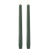 Uyuni Lighting Kronelys LED 2 stk. 2,3xH25 cm, Olive Green