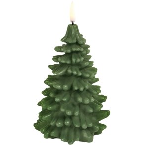 Uyuni Lighting Juletrslys LED 10xH15 cm, Olive Green