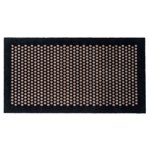 Tica Copenhagen Dot Smudsmtte 67x120 cm, Sort/Sand