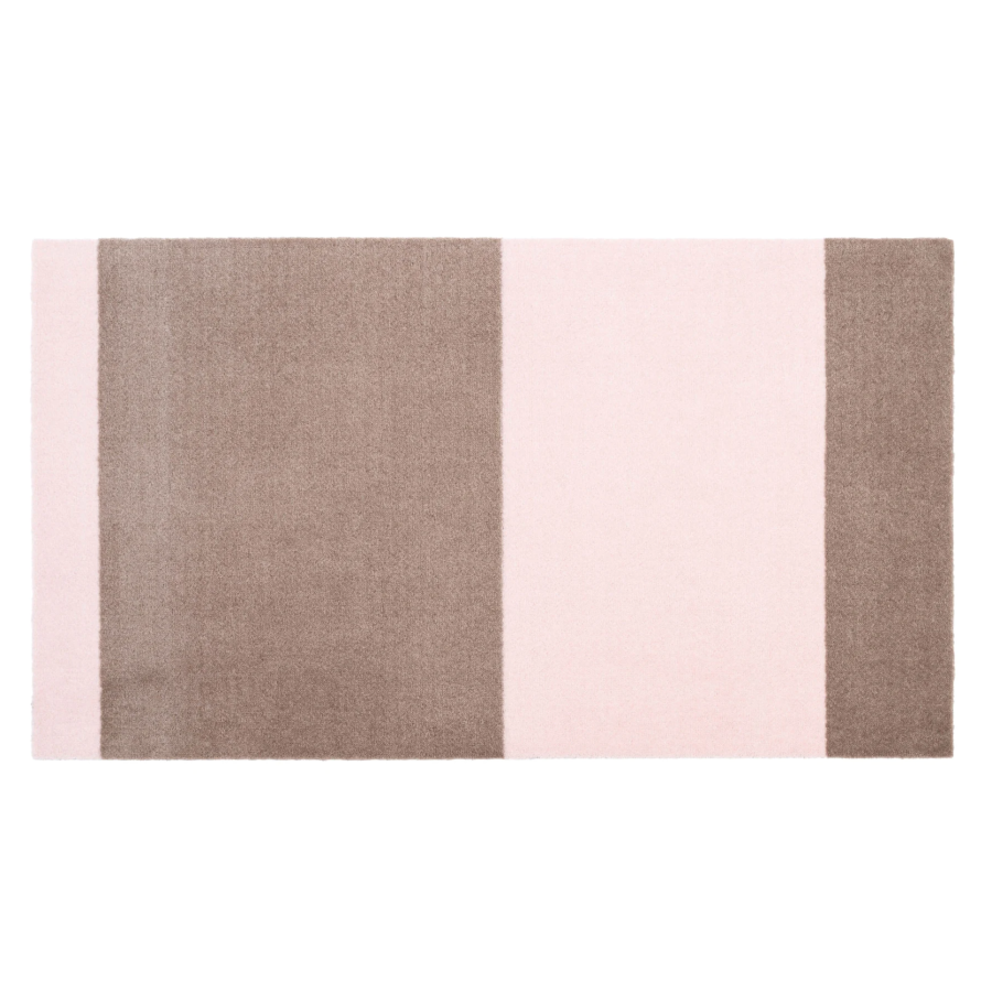 Tica Copenhagen Stripes Horizon Matte 90x200 cm, Sand/Rosa