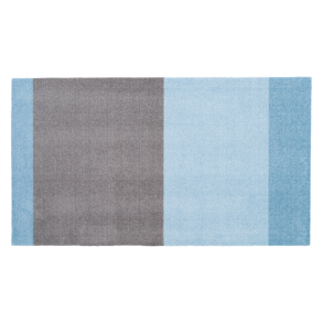 Tica Copenhagen Stripes Horisontal Gulvmåtte 67x120 cm, Blå/Steelgrey