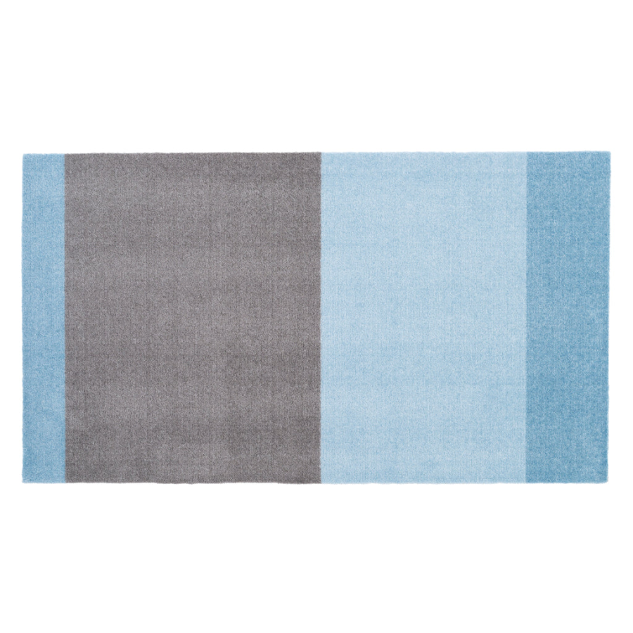 Tica Copenhagen Stripes Horizon Matte 67x120 cm, Blau/Stahlgrau