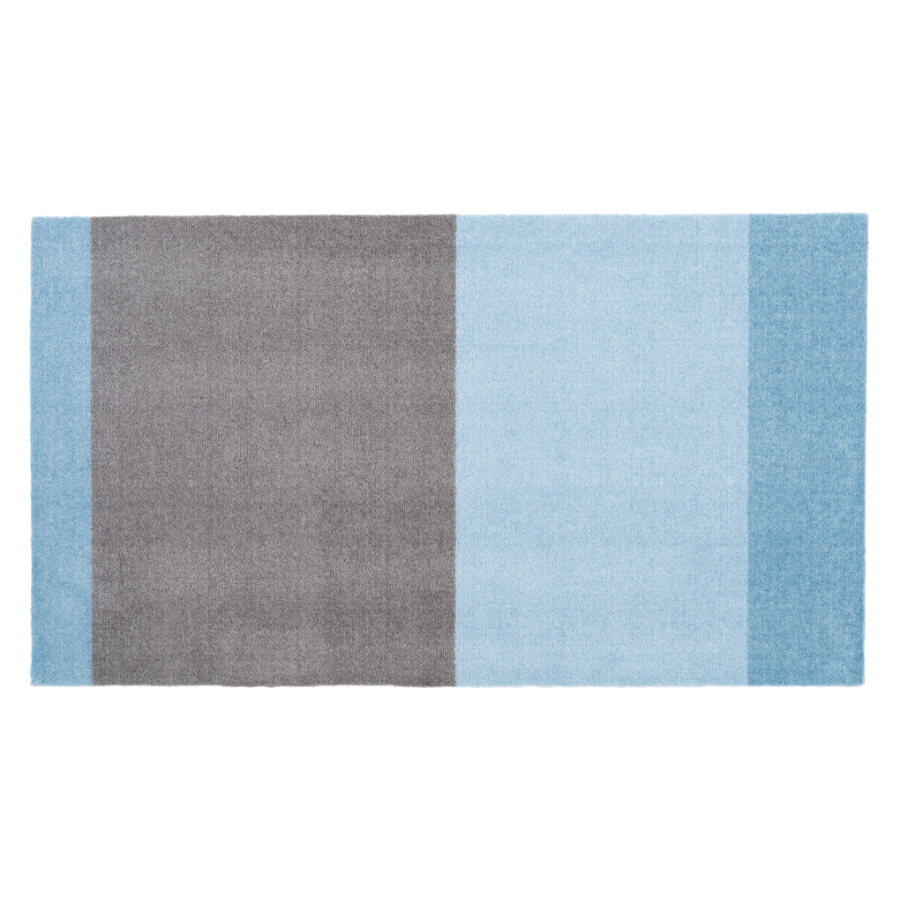 Tica Copenhagen Stripes Horizon Matte 90x130 cm, Blau/Stahlgrau