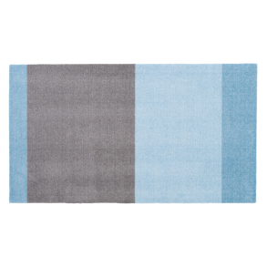 Tica Copenhagen Stripes Horisontal Gulvmåtte 60x90 cm, Blå/Steelgrey