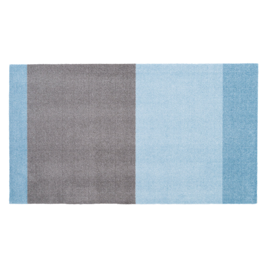 Tica Copenhagen Stripes Matte 60x90 cm, Blau/Stahlgrau