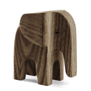 Novoform Baby Elefant Small, Røgbejdset Ask