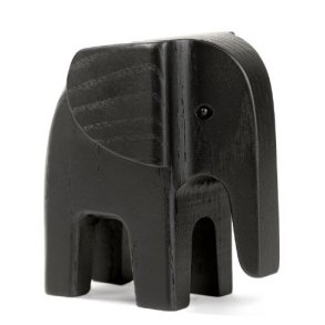 Novoform Baby Elefant Small, Sortbejdset Ask