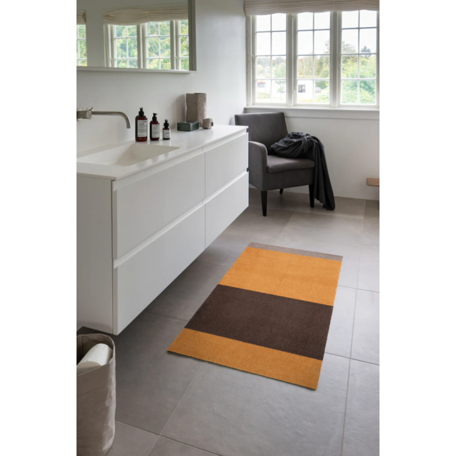 Tica Copenhagen Stripes Horizon Mtte 67x120 cm, Dijon/brun/sand