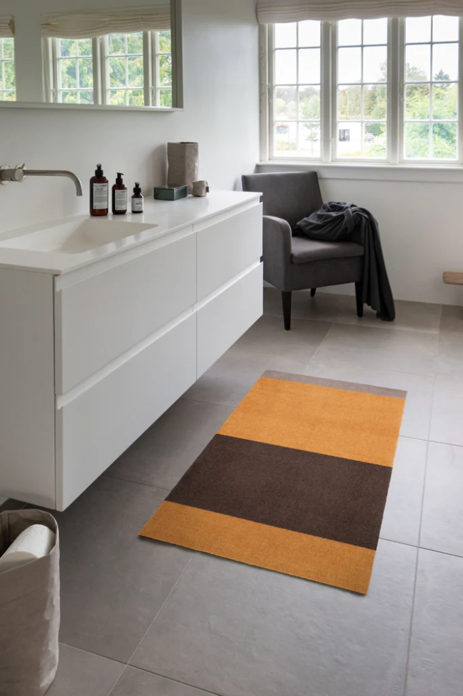 Tica Copenhagen Stripes Horizon Mtte 67x120 cm, Dijon/brun/sand