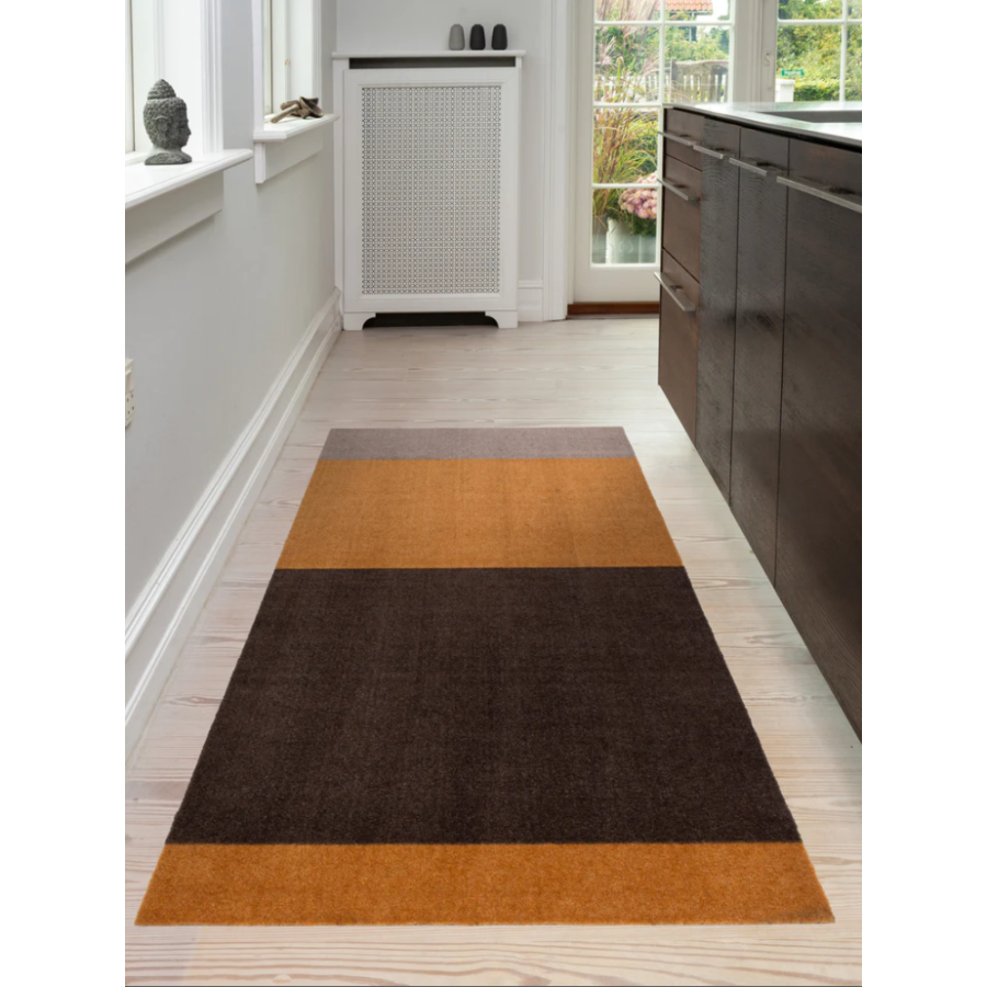 Tica Copenhagen Stripes Horizon Mtte 67x120 cm, Dijon/brun/sand