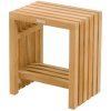 Mandalay Langelinie Hocker mit Ablage, Teak