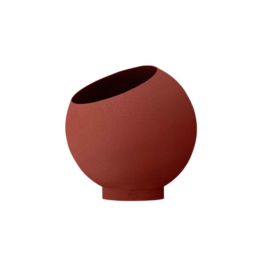 AYTM GLOBE Urtepotte H15,4 cm, Ginger Bread