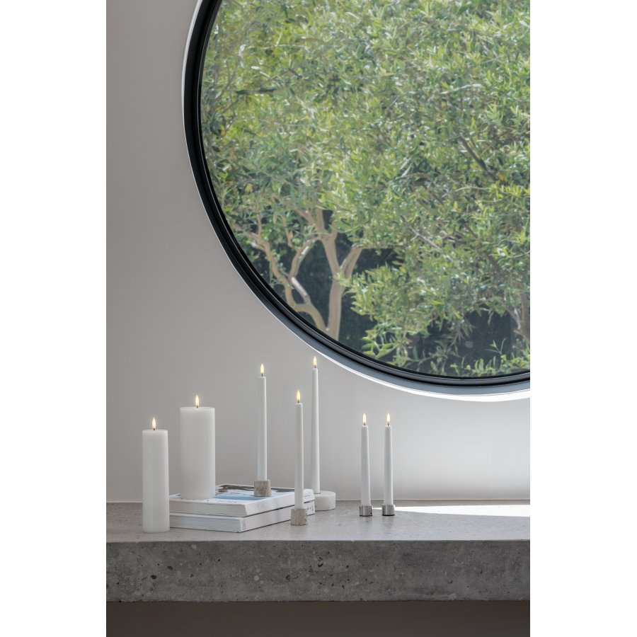 Uyuni Lighting Kronelys LED 2 stk. �2,3xH25 cm, Nordic White