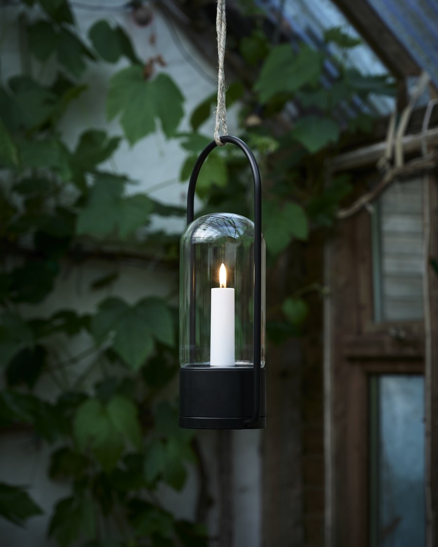 Uyuni Lighting Lampe Lanterne H34 cm, Sort Metal