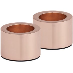 Uyuni Lighting Lysestage 2 stk. H3,25 cm, Roseguld