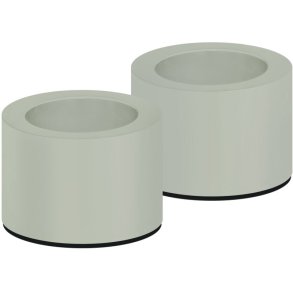 Uyuni Lighting Lysestage 2 stk. H3,25 cm, Dusty Green